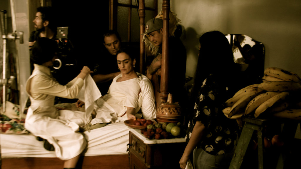 En el set Dos Fridas