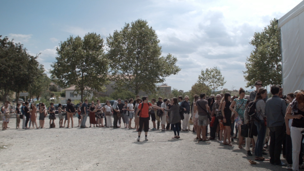 la queue