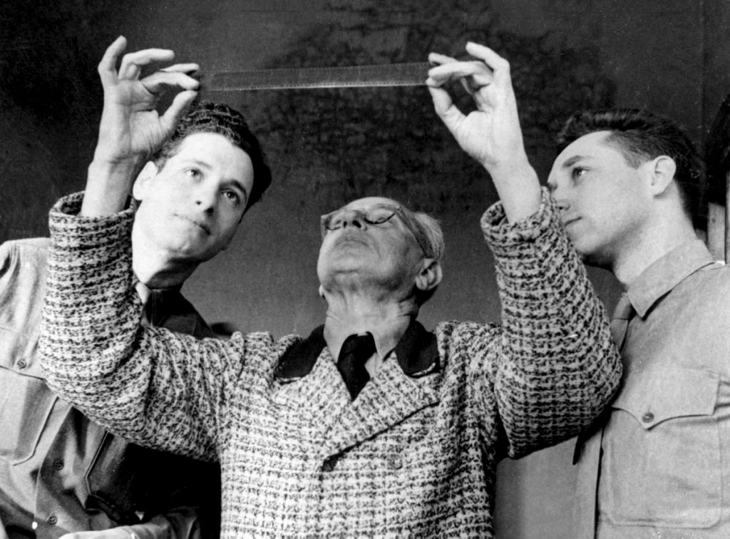 Photo from Nuremberg Trial - Schulberg and Heinrich Hoffmann©Schulberg Productions